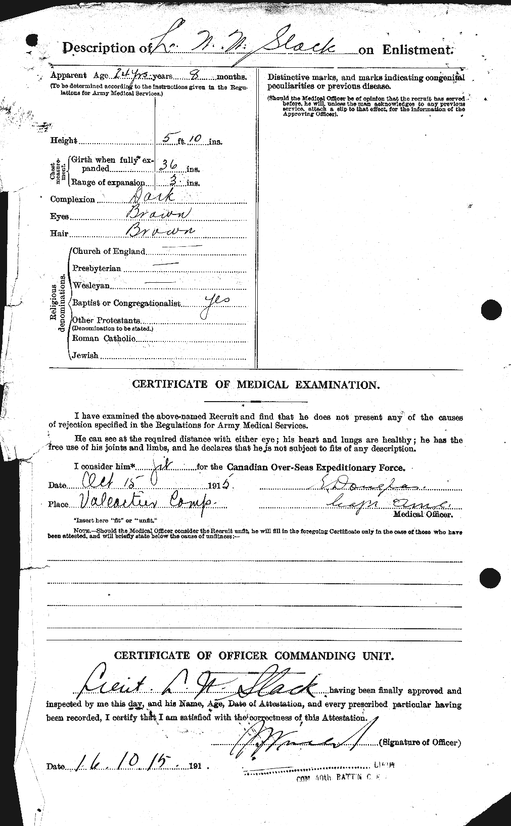 Personnel Records of the First World War - CEF 104127b