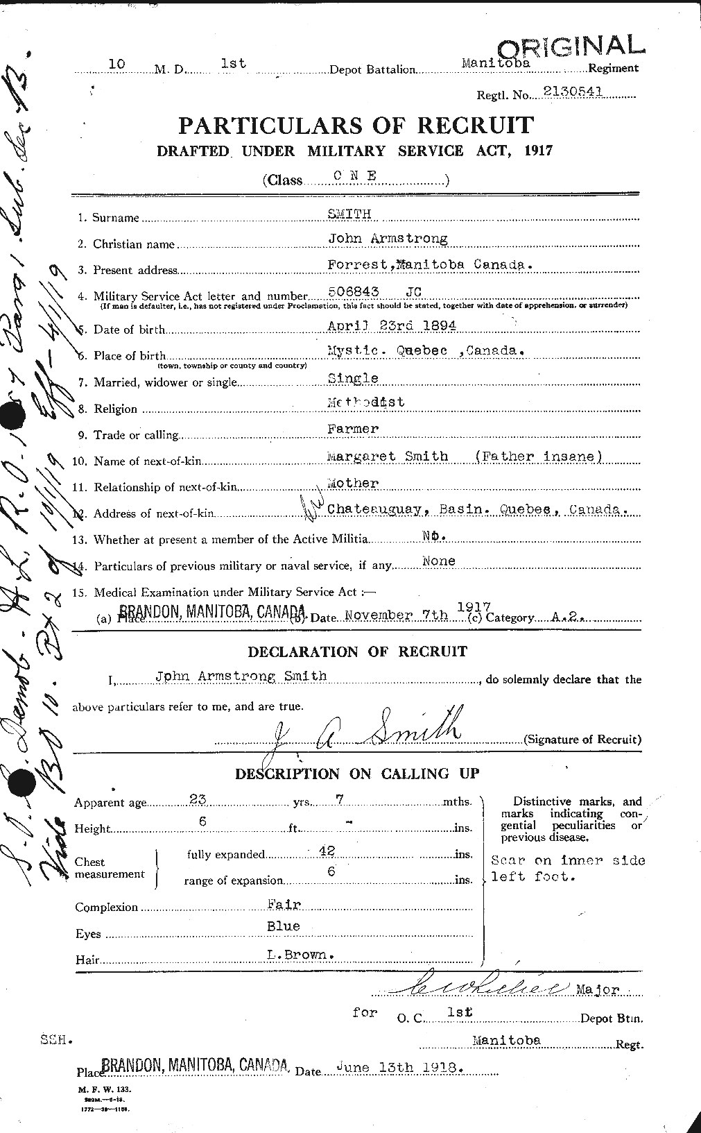 Personnel Records of the First World War - CEF 106440a