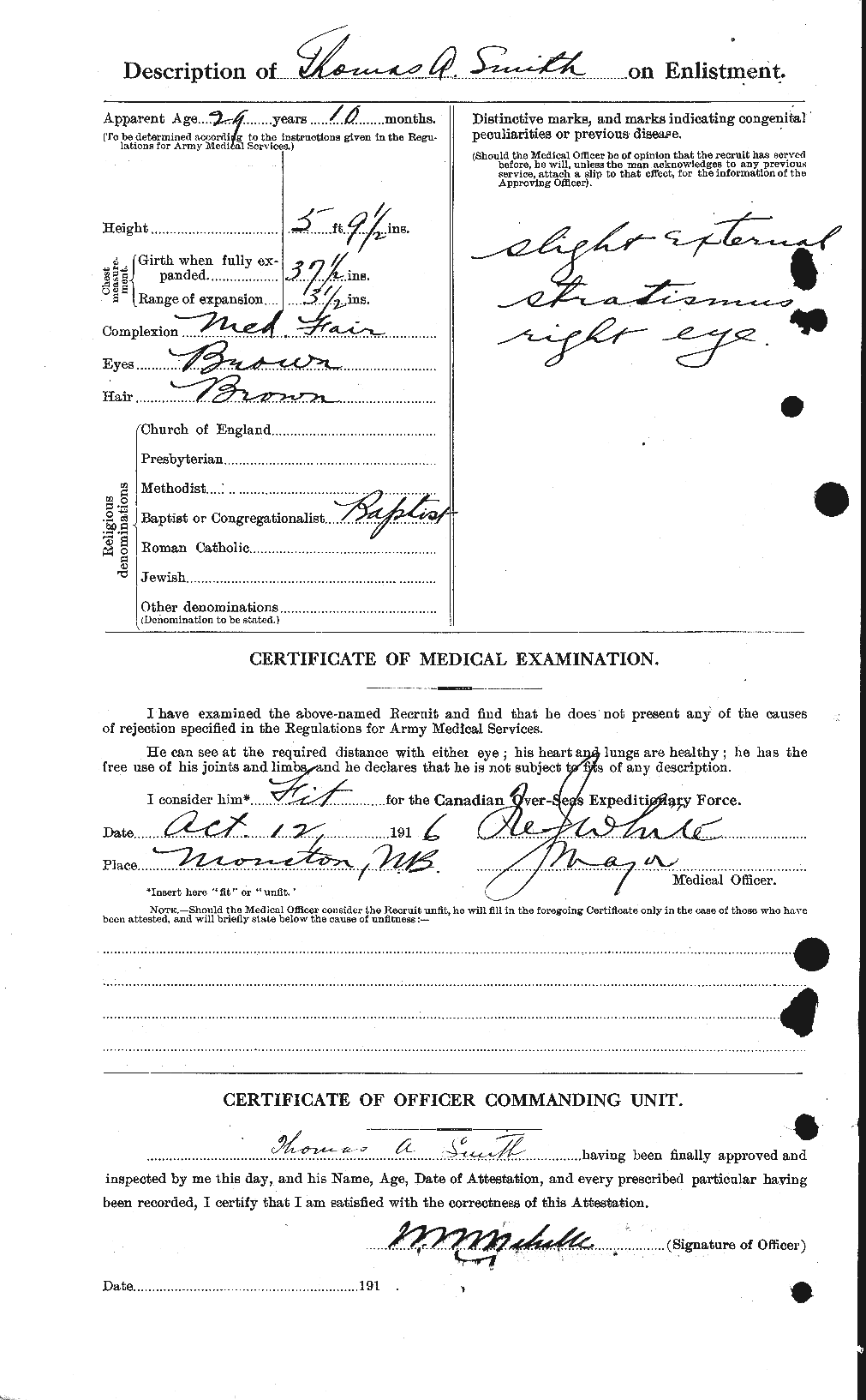 Personnel Records of the First World War - CEF 106675b