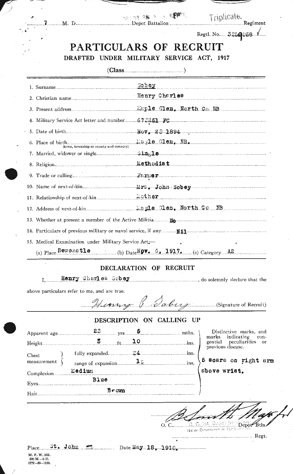 Personnel Records of the First World War - CEF 108632a