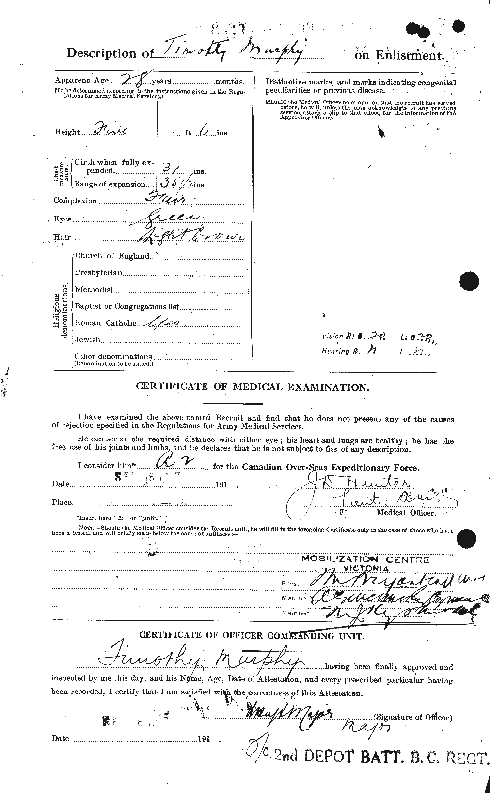 Personnel Records of the First World War - CEF 109559b