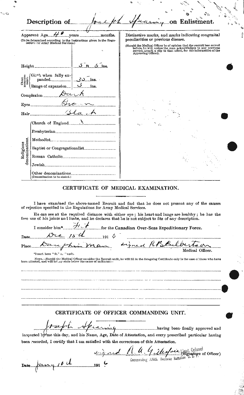Personnel Records of the First World War - CEF 110687b