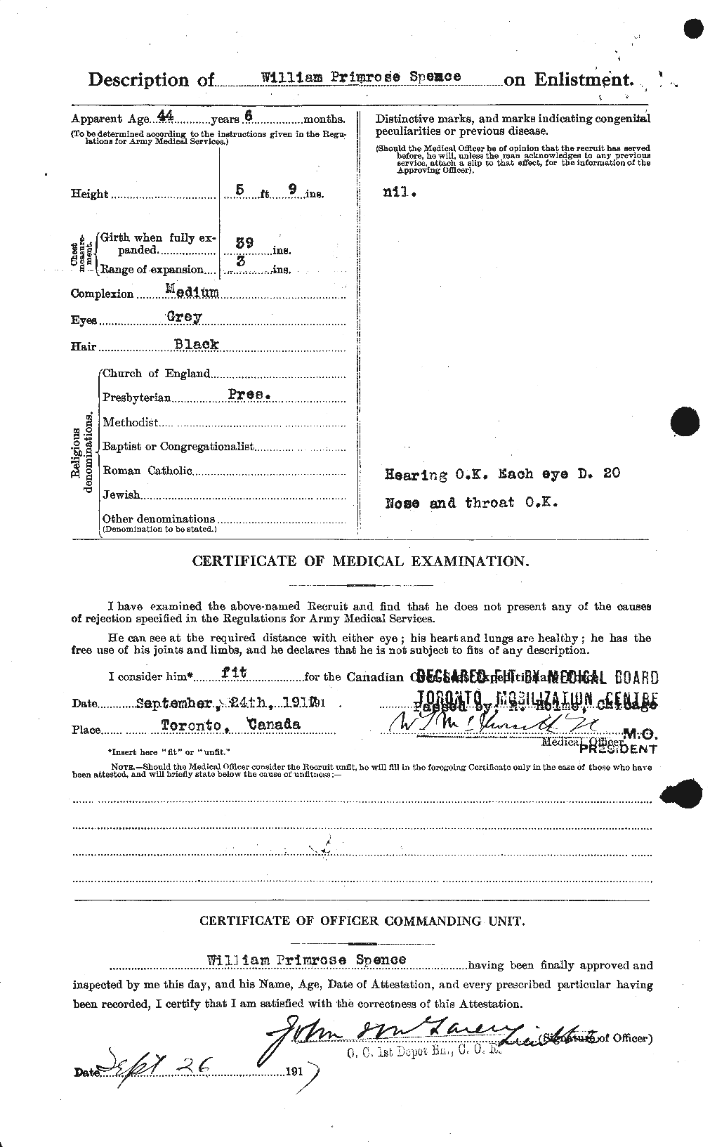 Personnel Records of the First World War - CEF 113467b