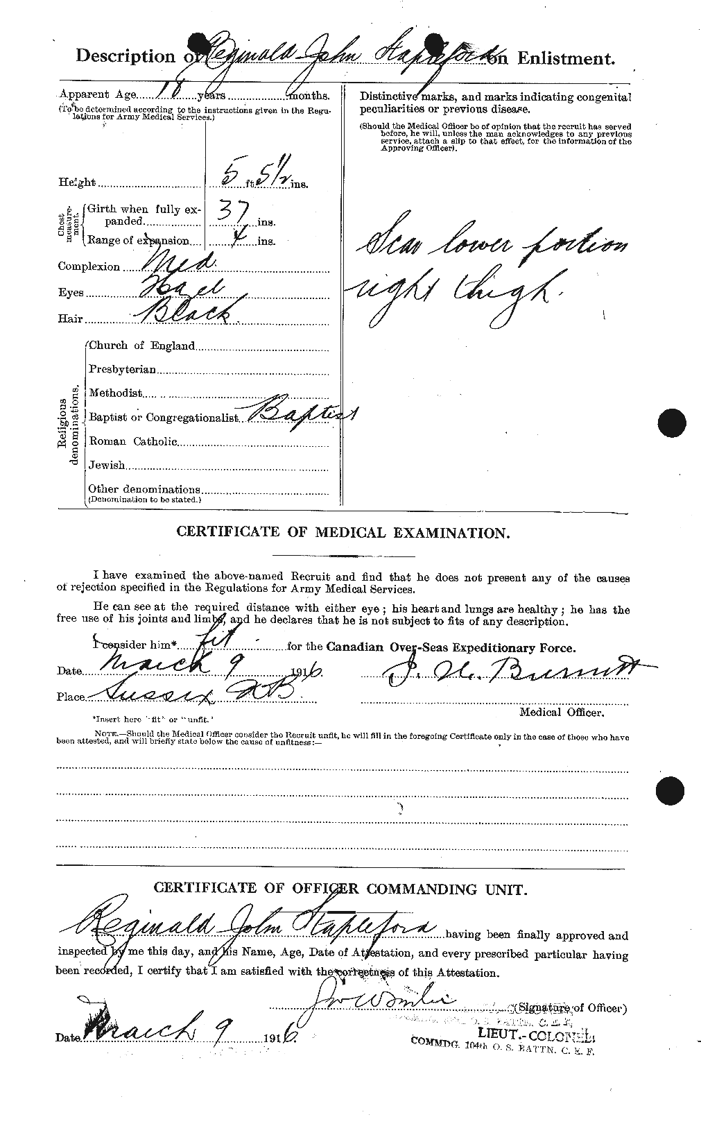 Personnel Records of the First World War - CEF 114266b