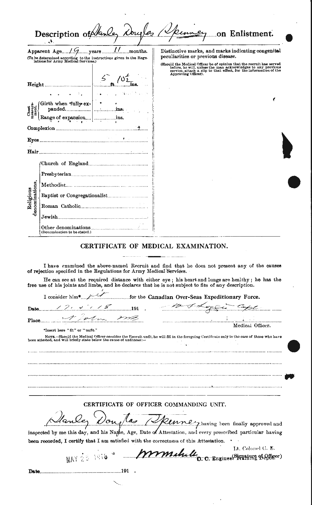 Personnel Records of the First World War - CEF 114406b