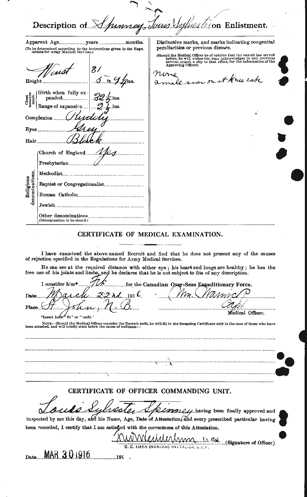 Personnel Records of the First World War - CEF 114407b