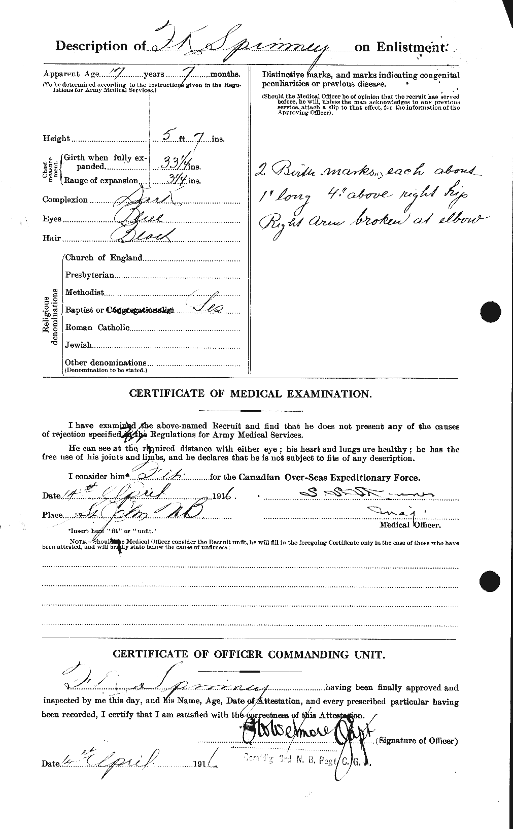 Personnel Records of the First World War - CEF 114418b