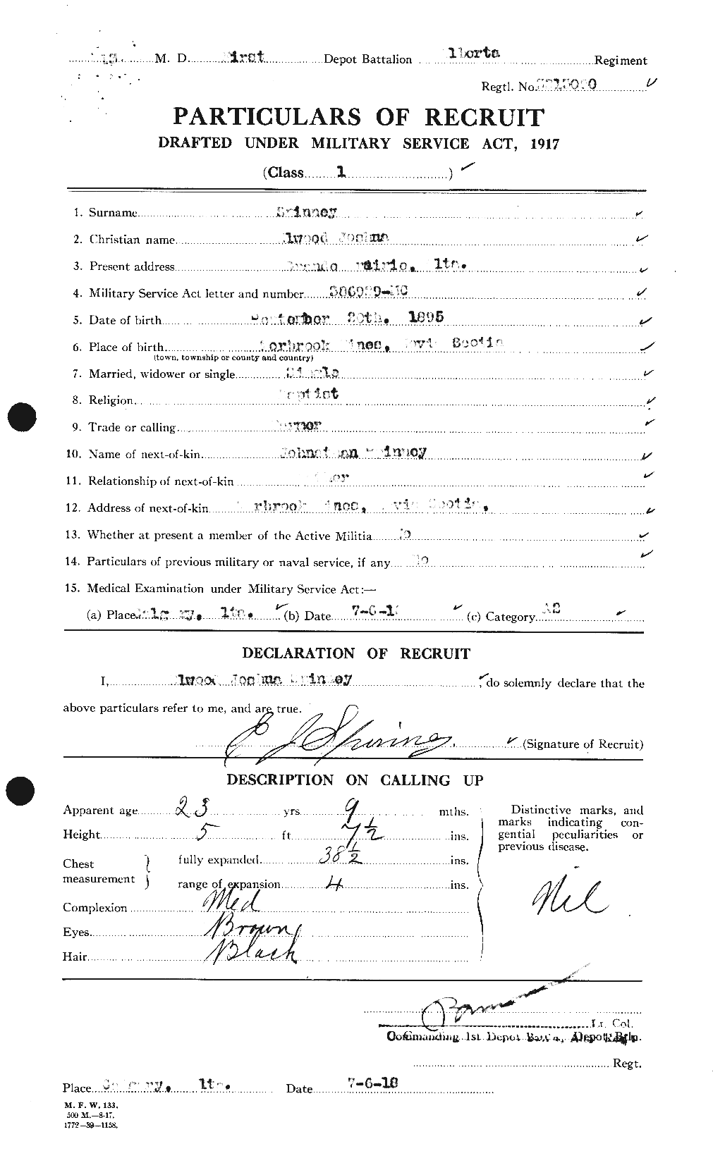 Personnel Records of the First World War - CEF 114422a