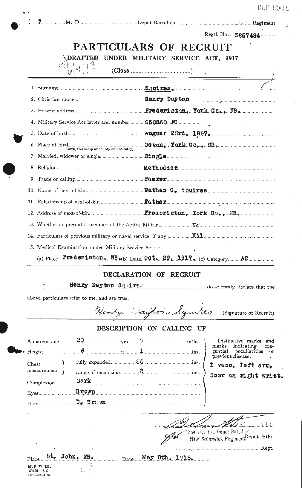 Personnel Records of the First World War - CEF 114666a