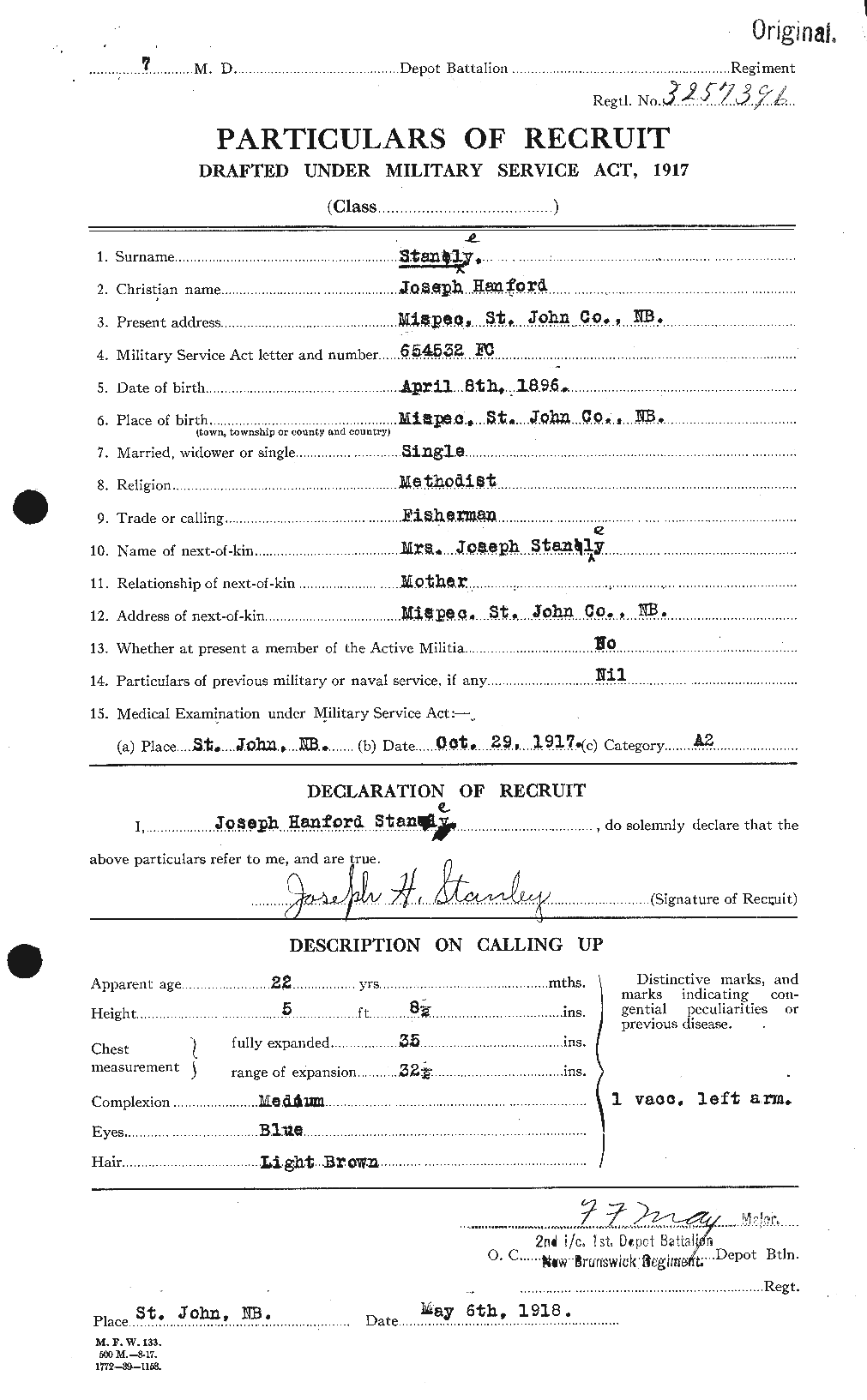 Personnel Records of the First World War - CEF 114947a
