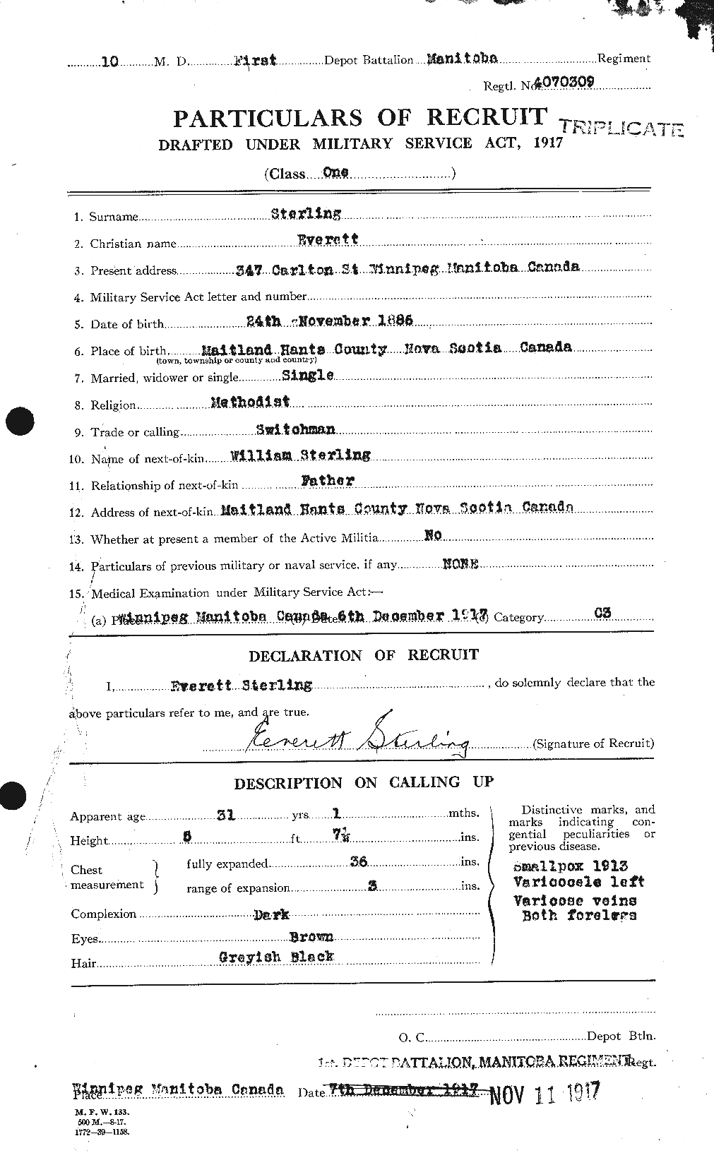 Personnel Records of the First World War - CEF 115175a