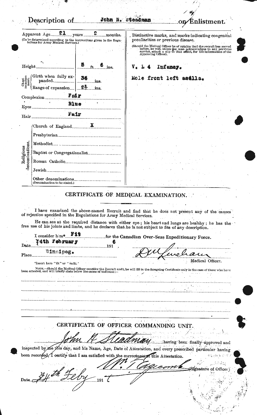 Personnel Records of the First World War - CEF 115498b