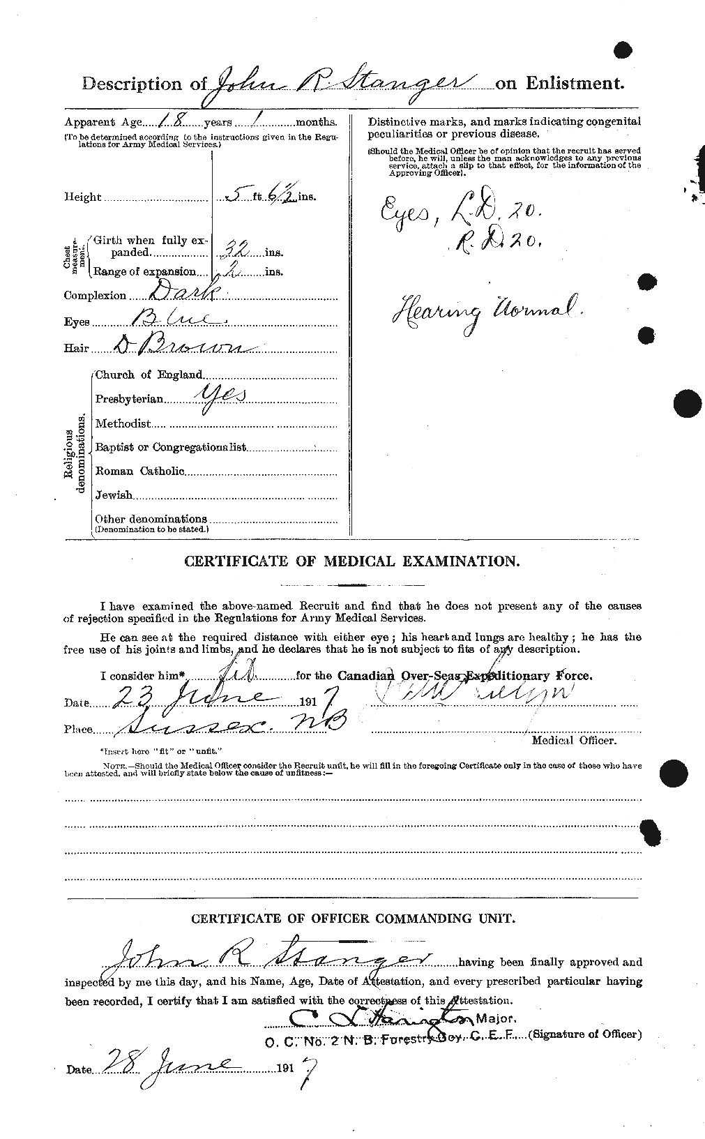 Personnel Records of the First World War - CEF 115732b