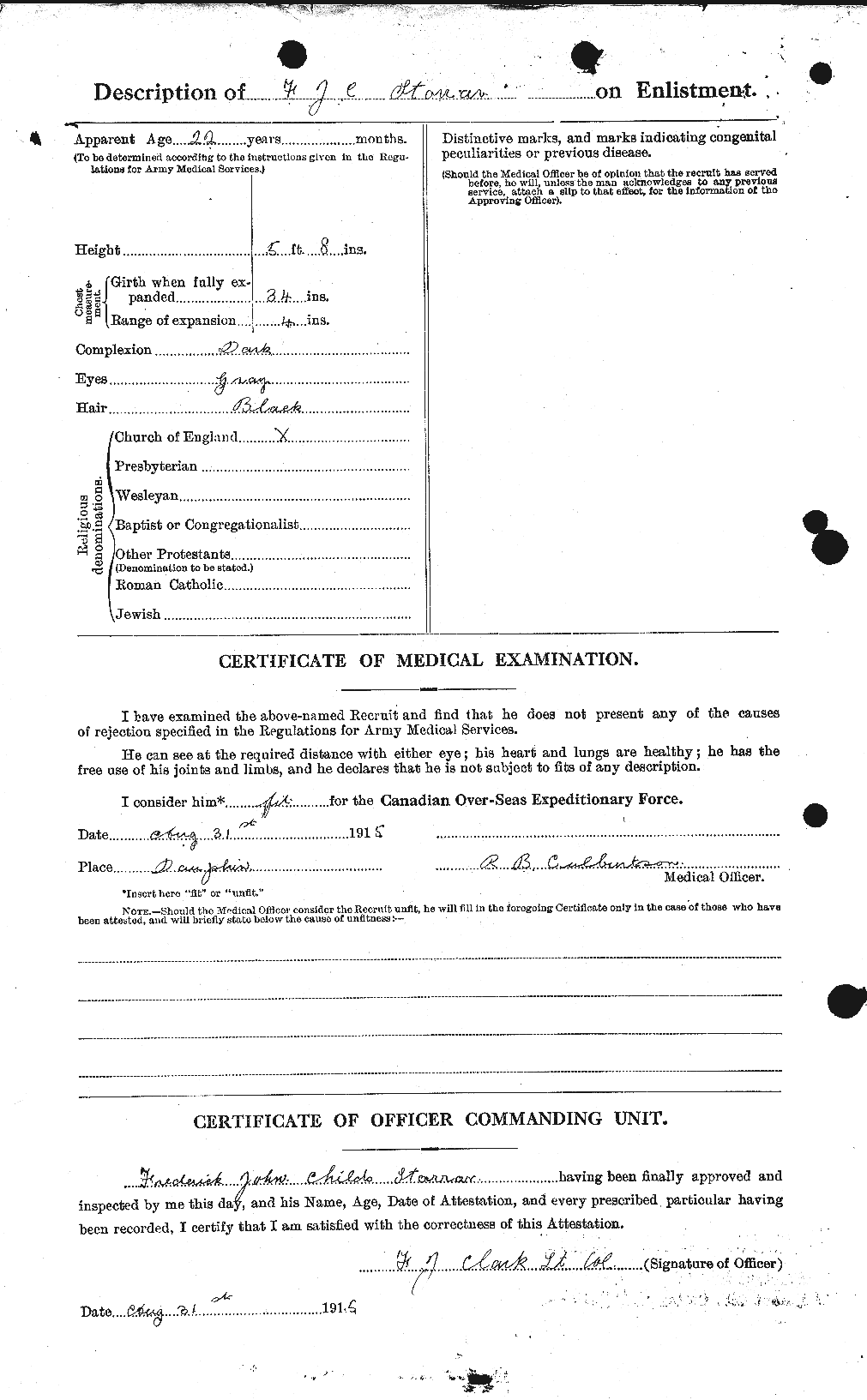 Personnel Records of the First World War - CEF 116420b