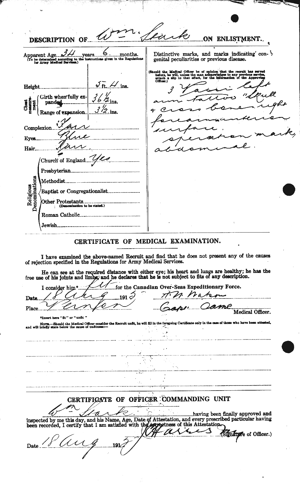 Personnel Records of the First World War - CEF 116747b