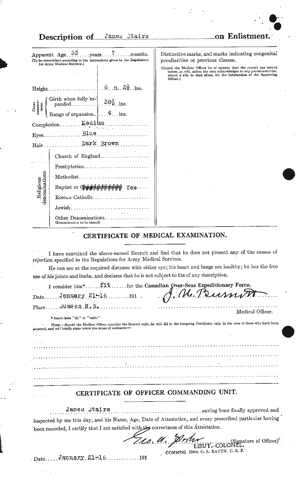 Personnel Records of the First World War - CEF 116803b