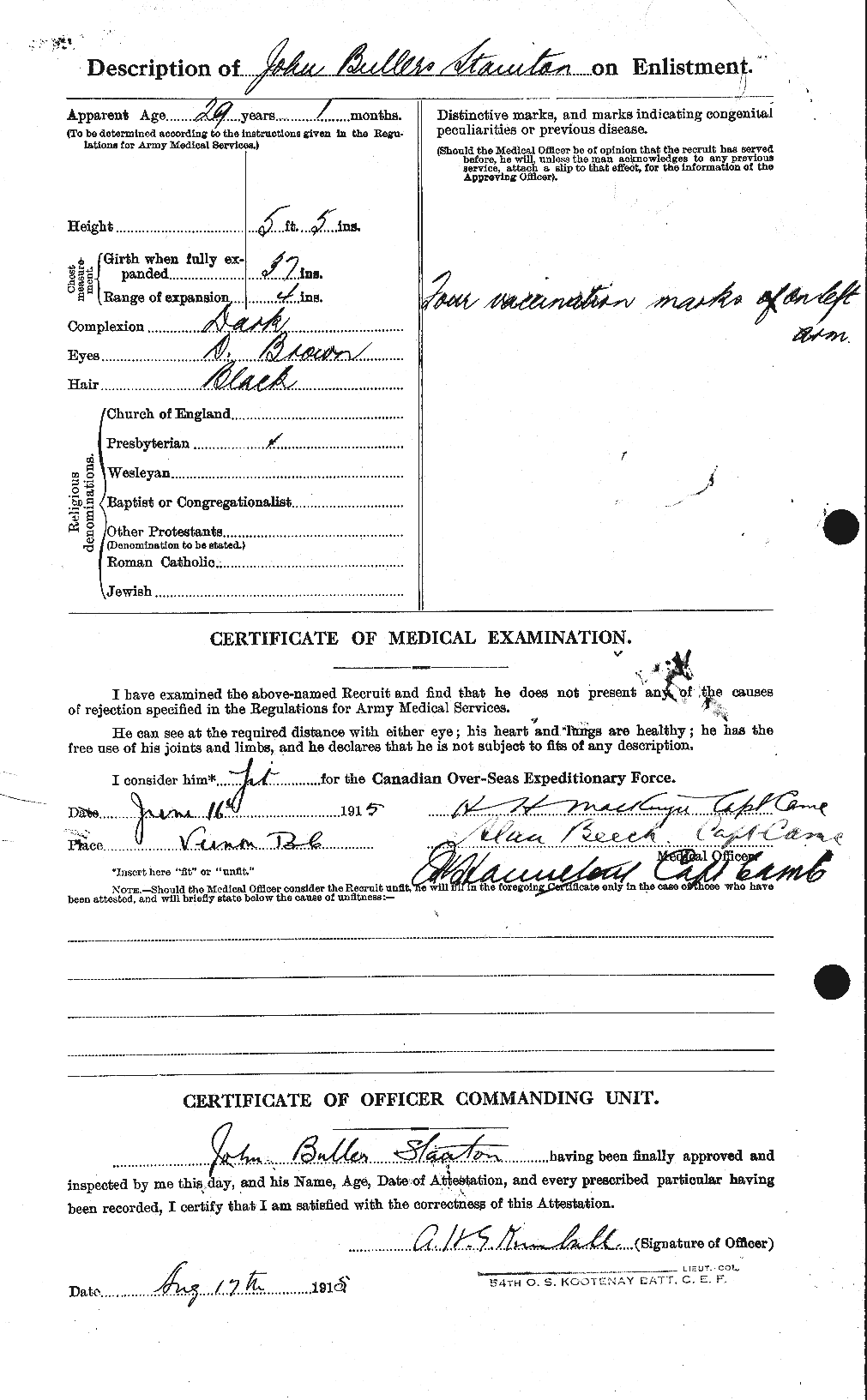 Personnel Records of the First World War - CEF 116829b