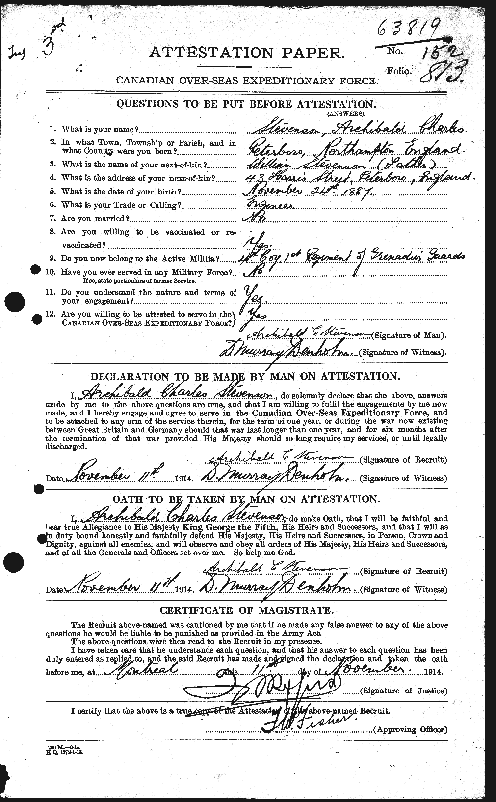 Personnel Records of the First World War - CEF 118025a