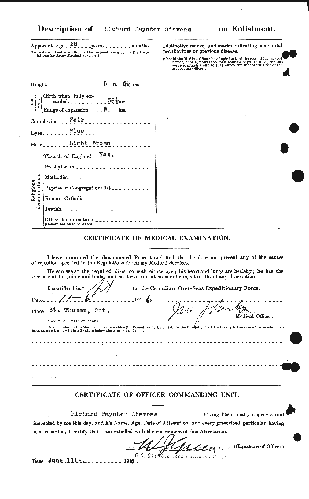 Personnel Records of the First World War - CEF 118305b