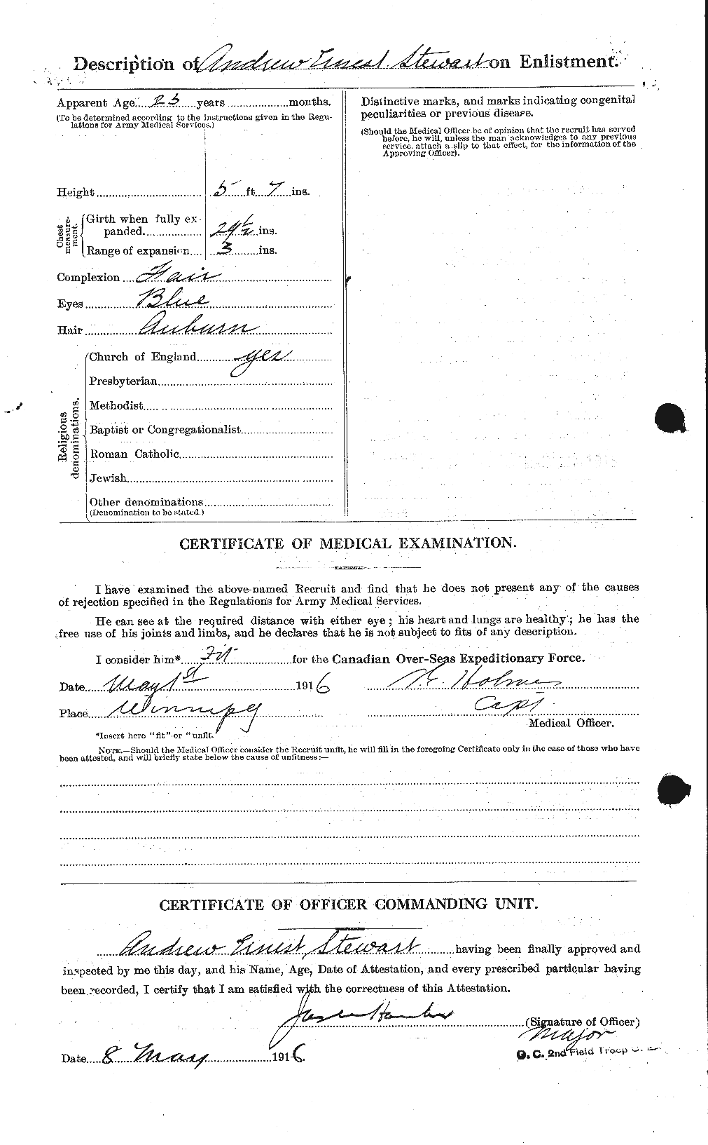 Personnel Records of the First World War - CEF 118519b
