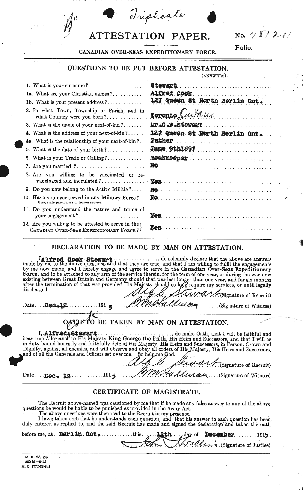 Personnel Records of the First World War - CEF 118550a