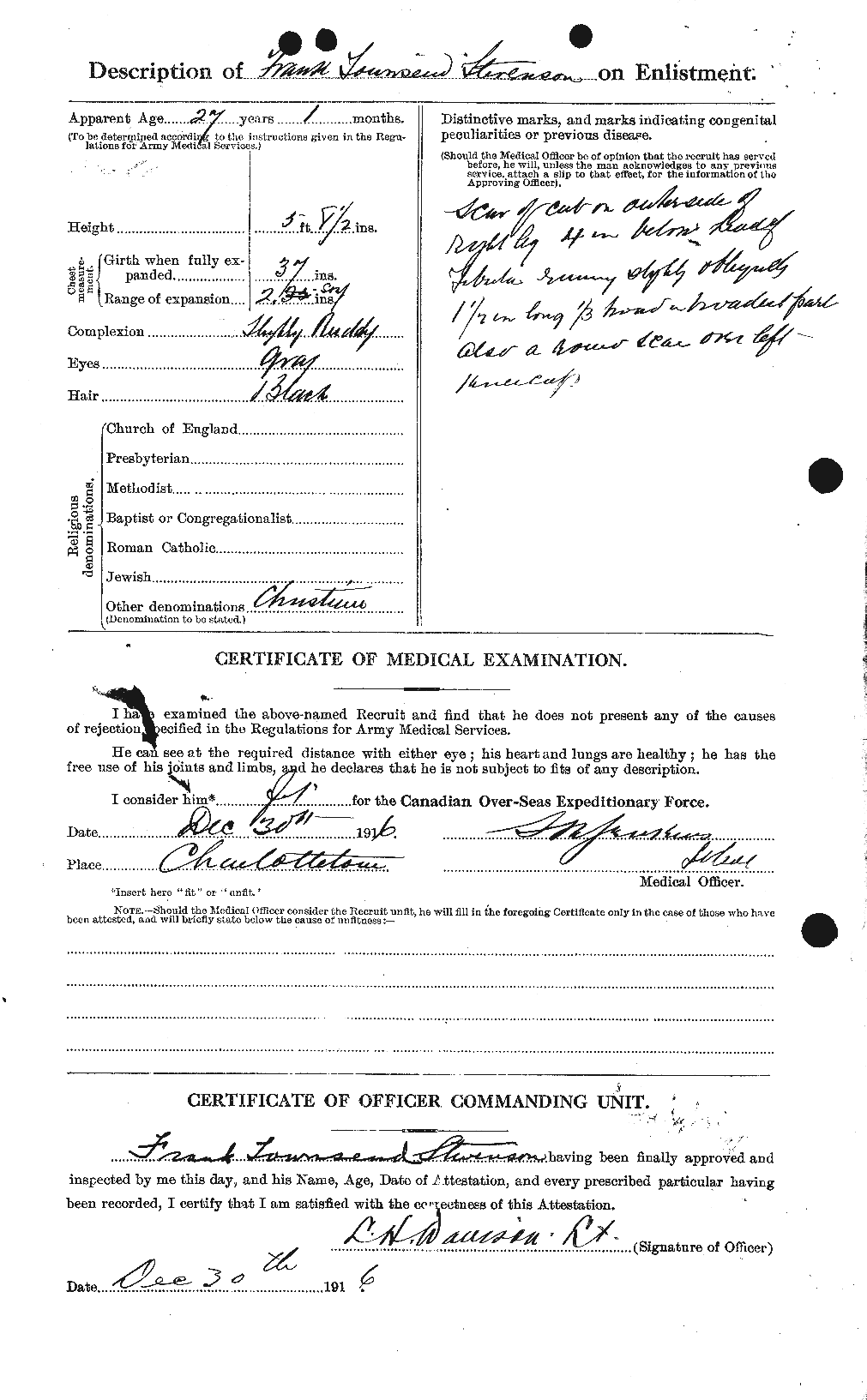 Personnel Records of the First World War - CEF 119112b