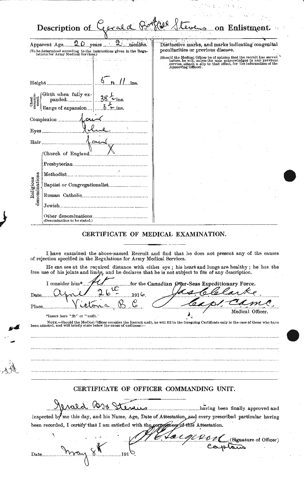 Personnel Records of the First World War - CEF 119576b