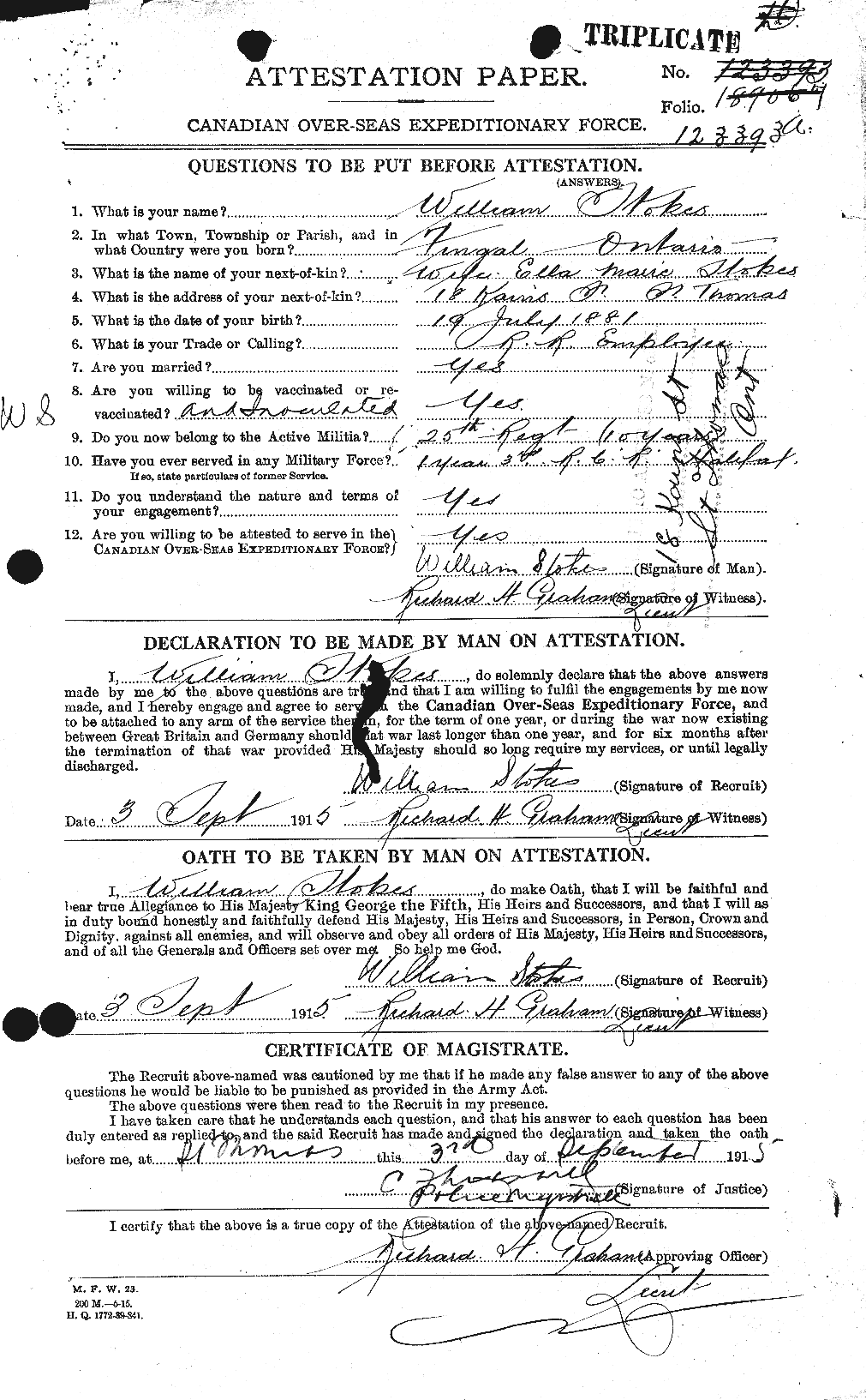 Personnel Records of the First World War - CEF 120653a