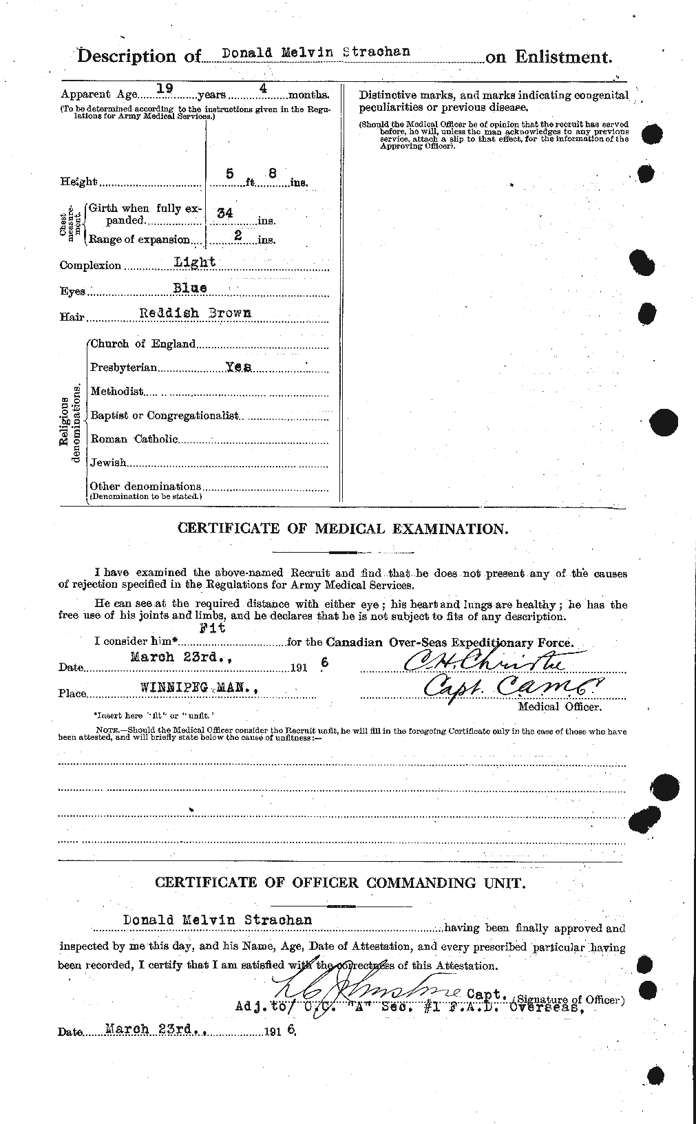 Personnel Records of the First World War - CEF 121788b
