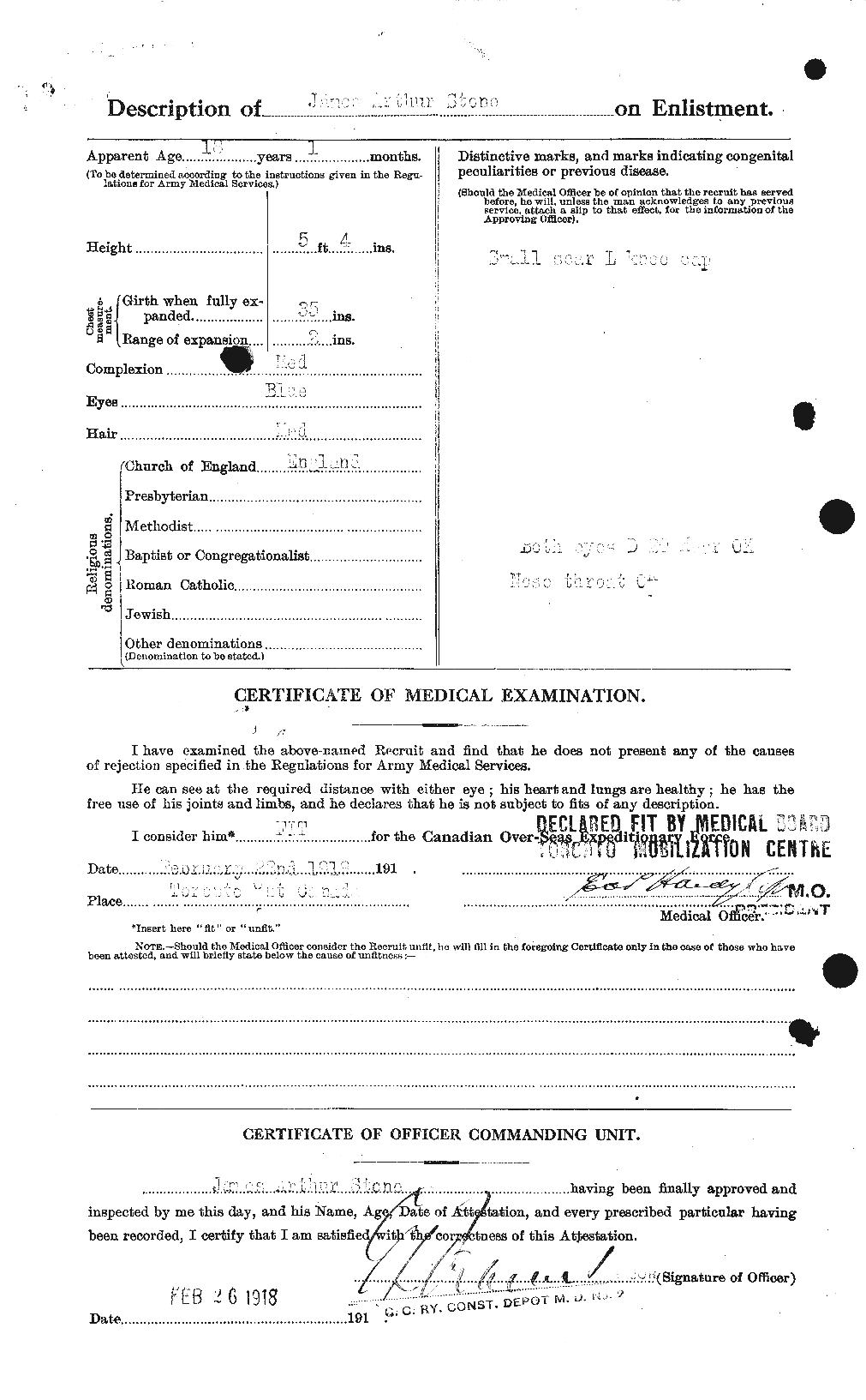 Personnel Records of the First World War - CEF 121960b