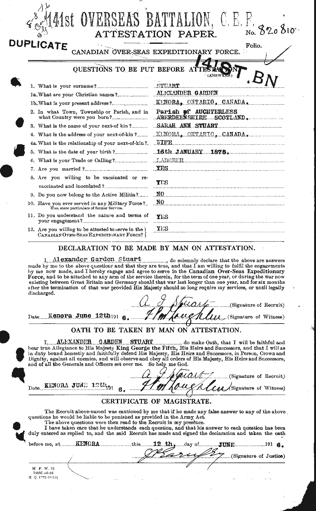 Personnel Records of the First World War - CEF 122328a