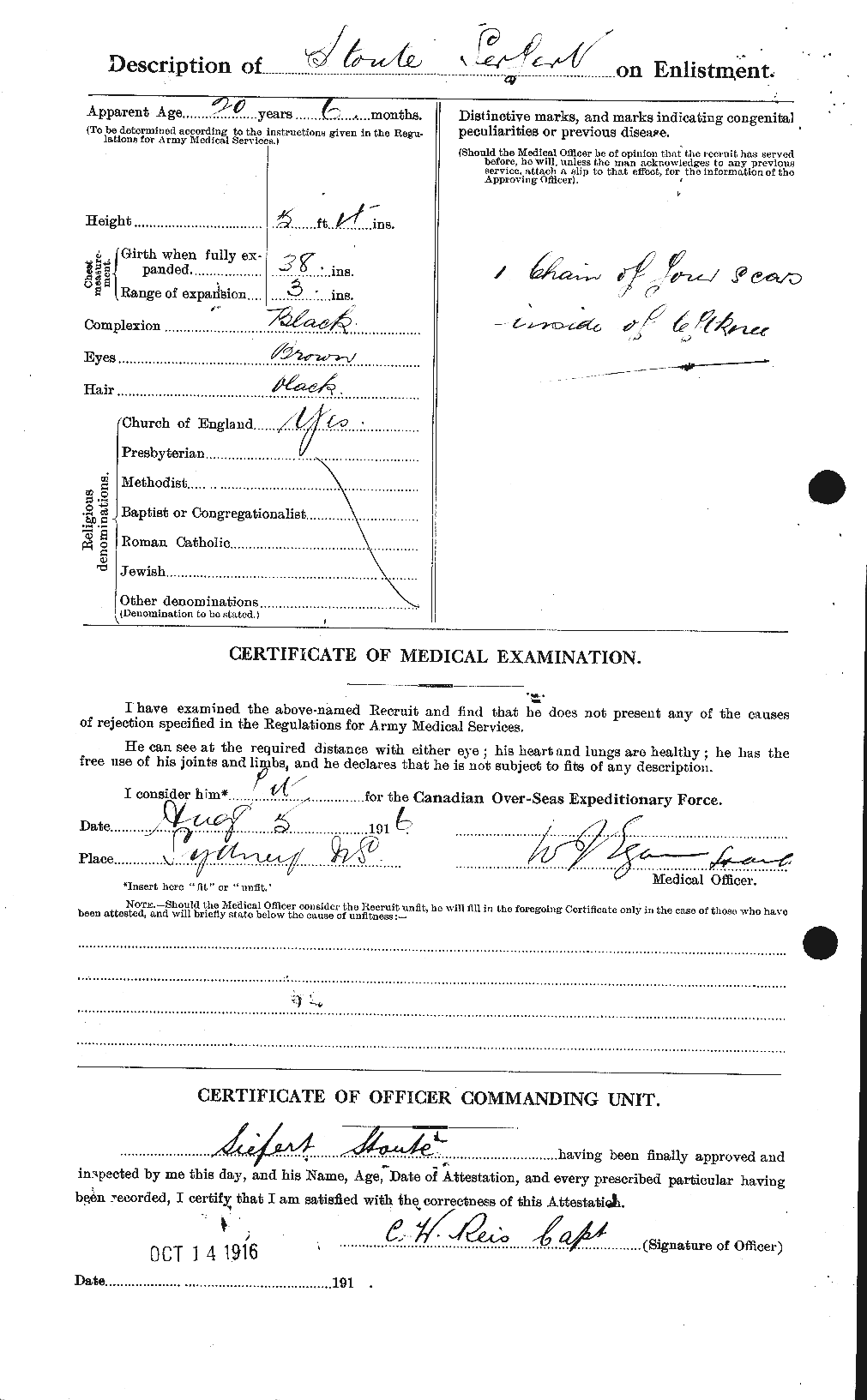Personnel Records of the First World War - CEF 122464b