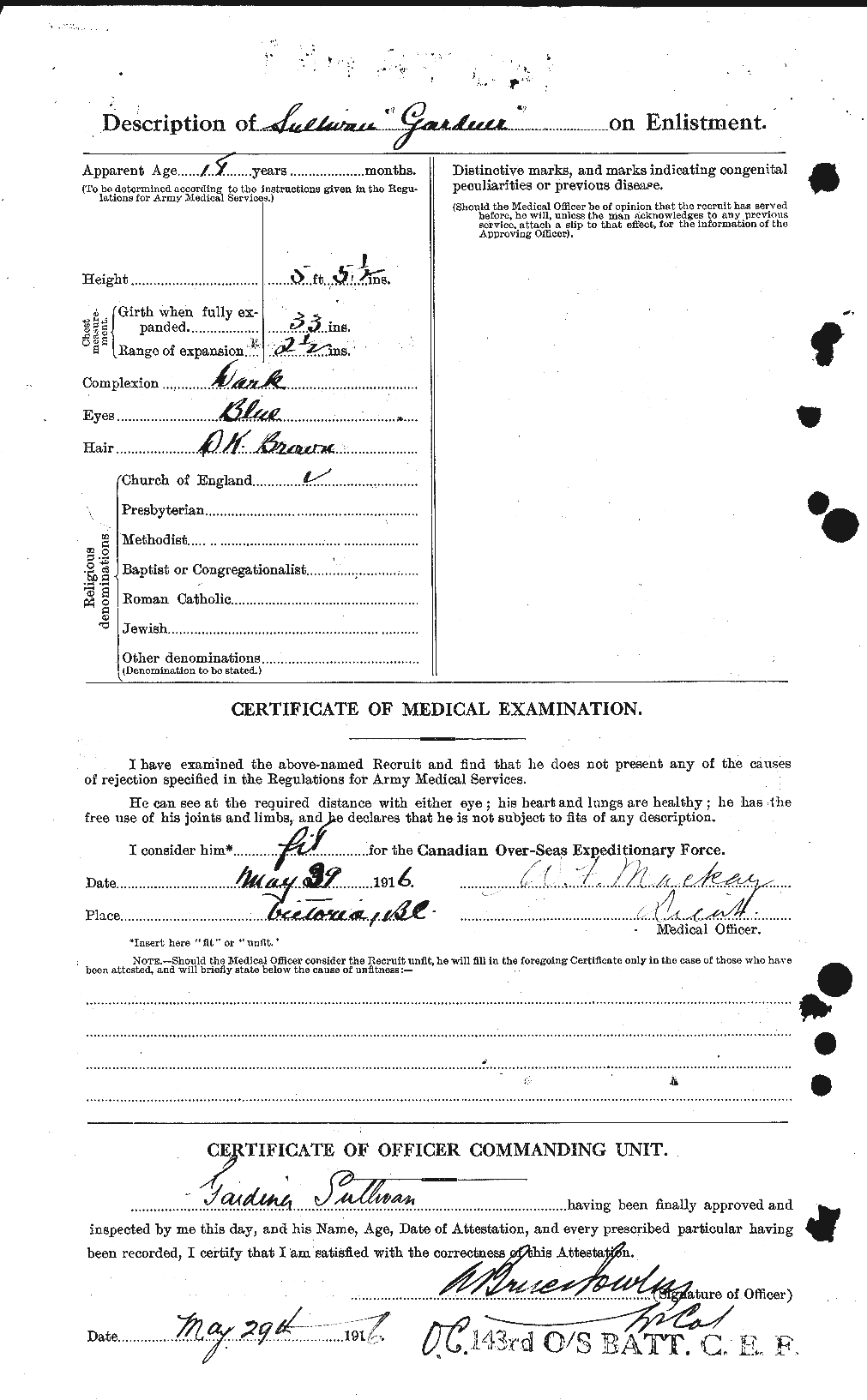 Personnel Records of the First World War - CEF 122758b