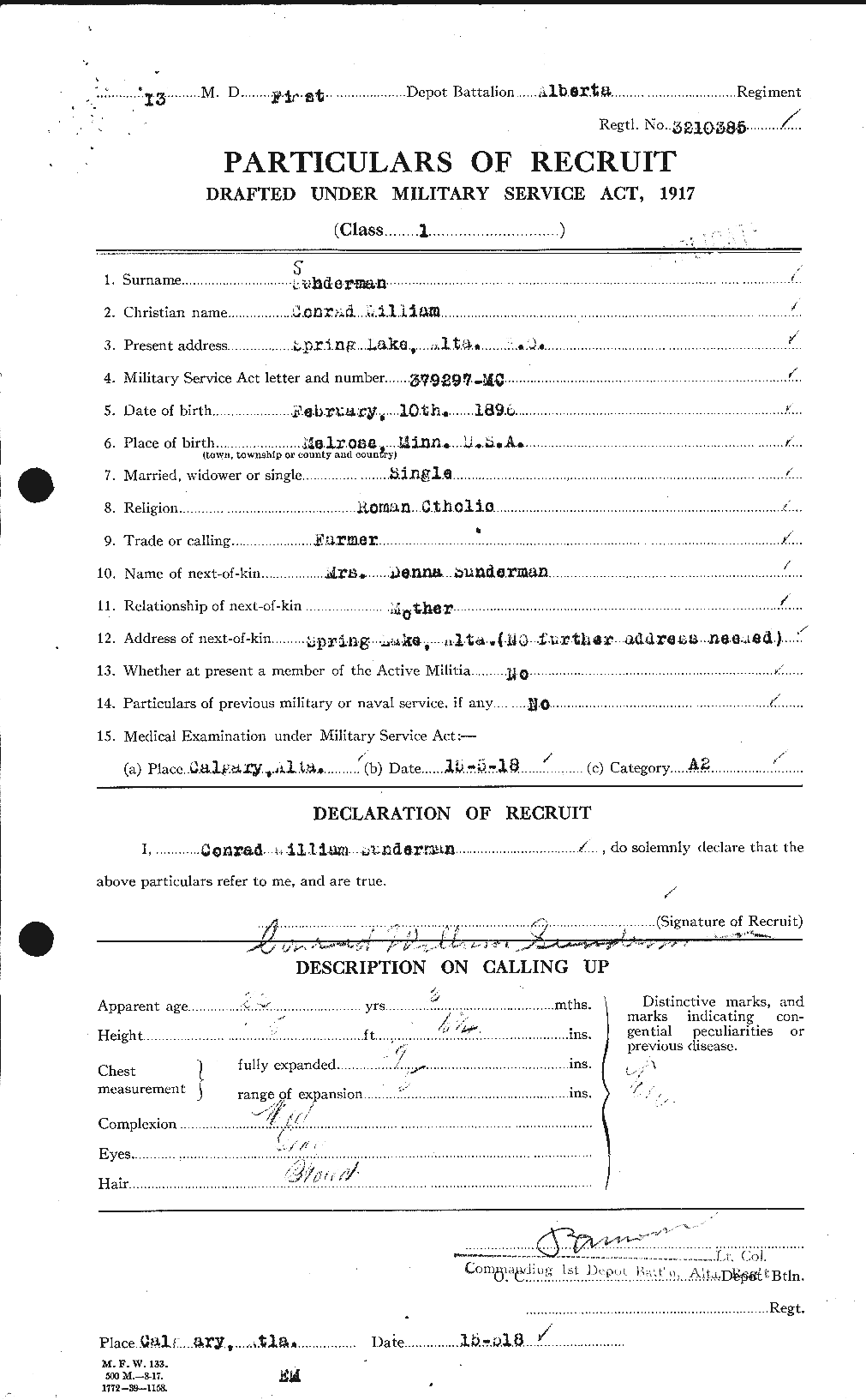 Personnel Records of the First World War - CEF 123468a