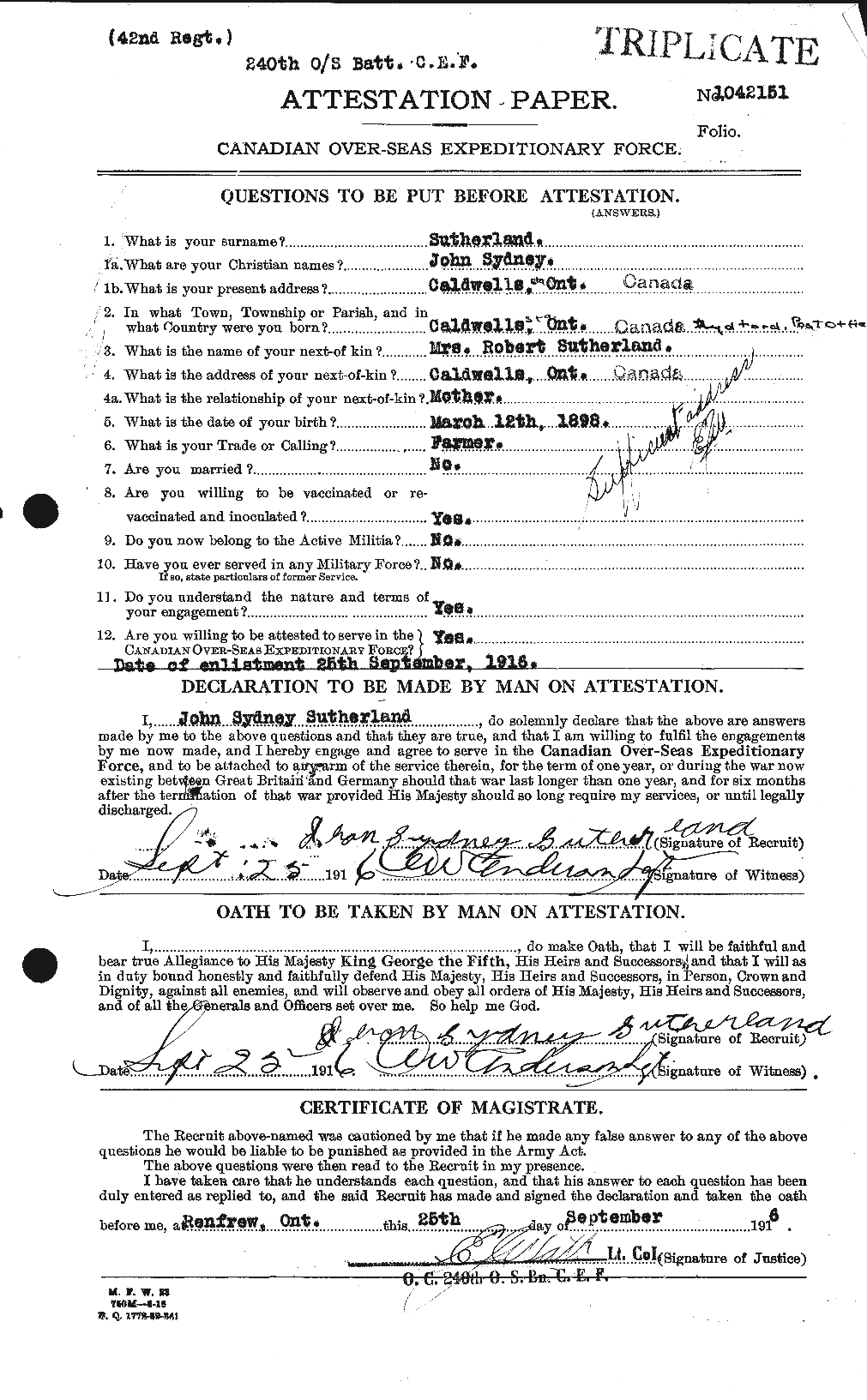 Personnel Records of the First World War - CEF 124456a