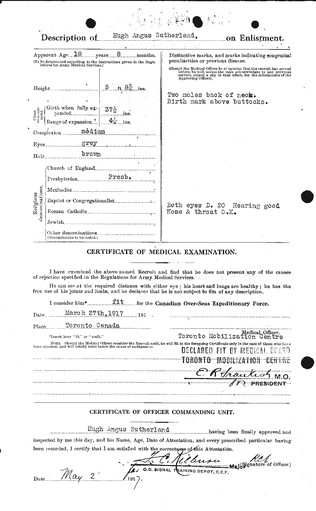 Personnel Records of the First World War - CEF 124789b