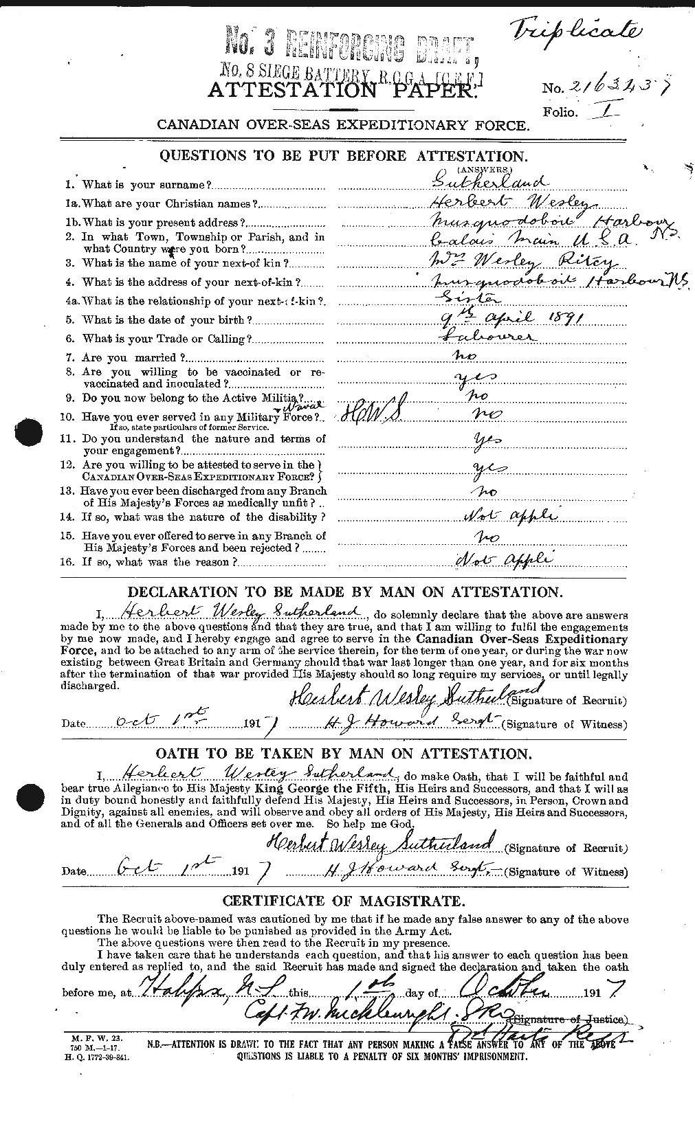 Personnel Records of the First World War - CEF 124803a