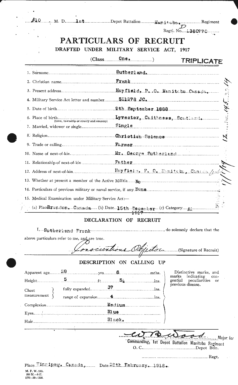 Personnel Records of the First World War - CEF 124885a