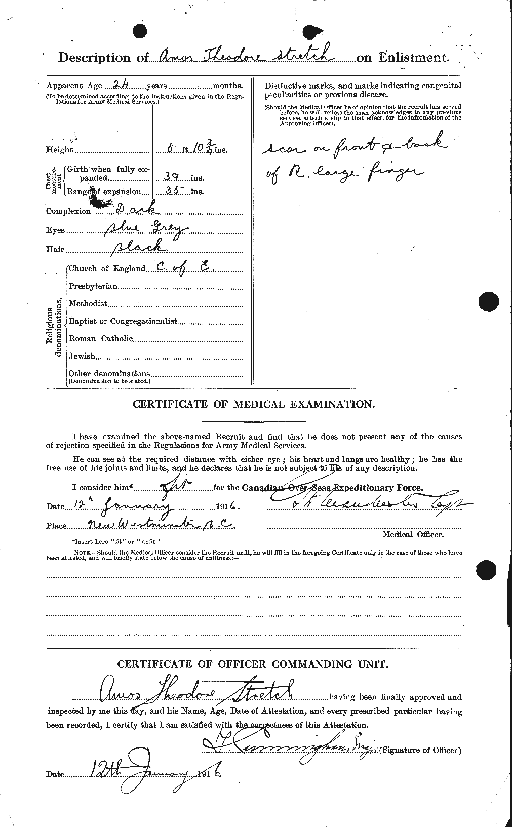 Personnel Records of the First World War - CEF 125138b