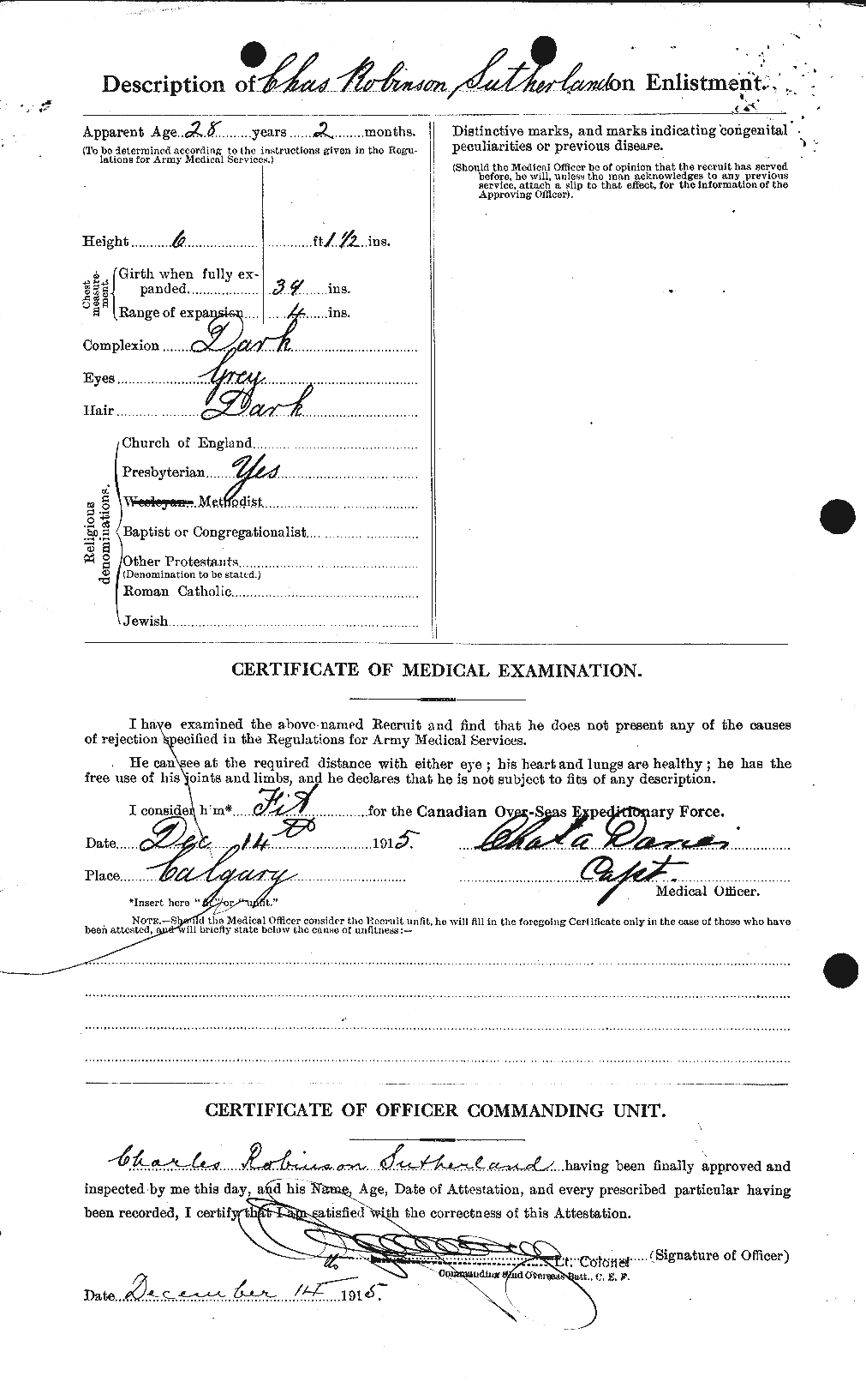 Personnel Records of the First World War - CEF 125293b
