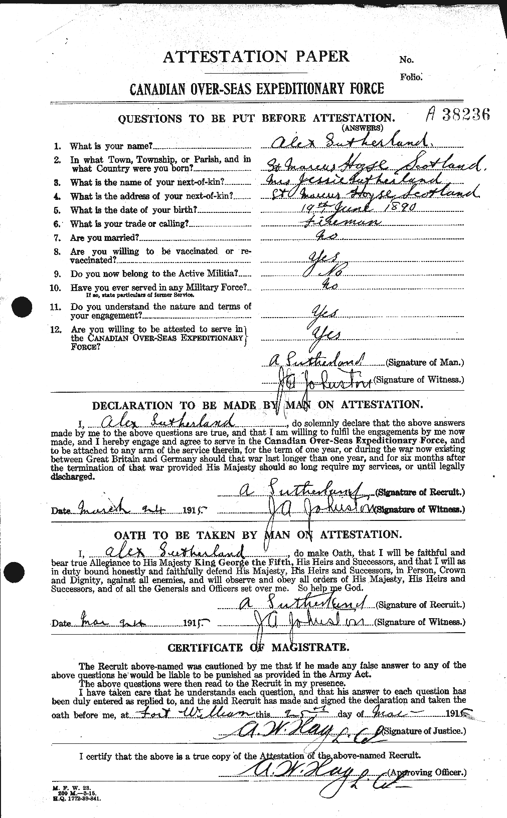 Personnel Records of the First World War - CEF 125376a