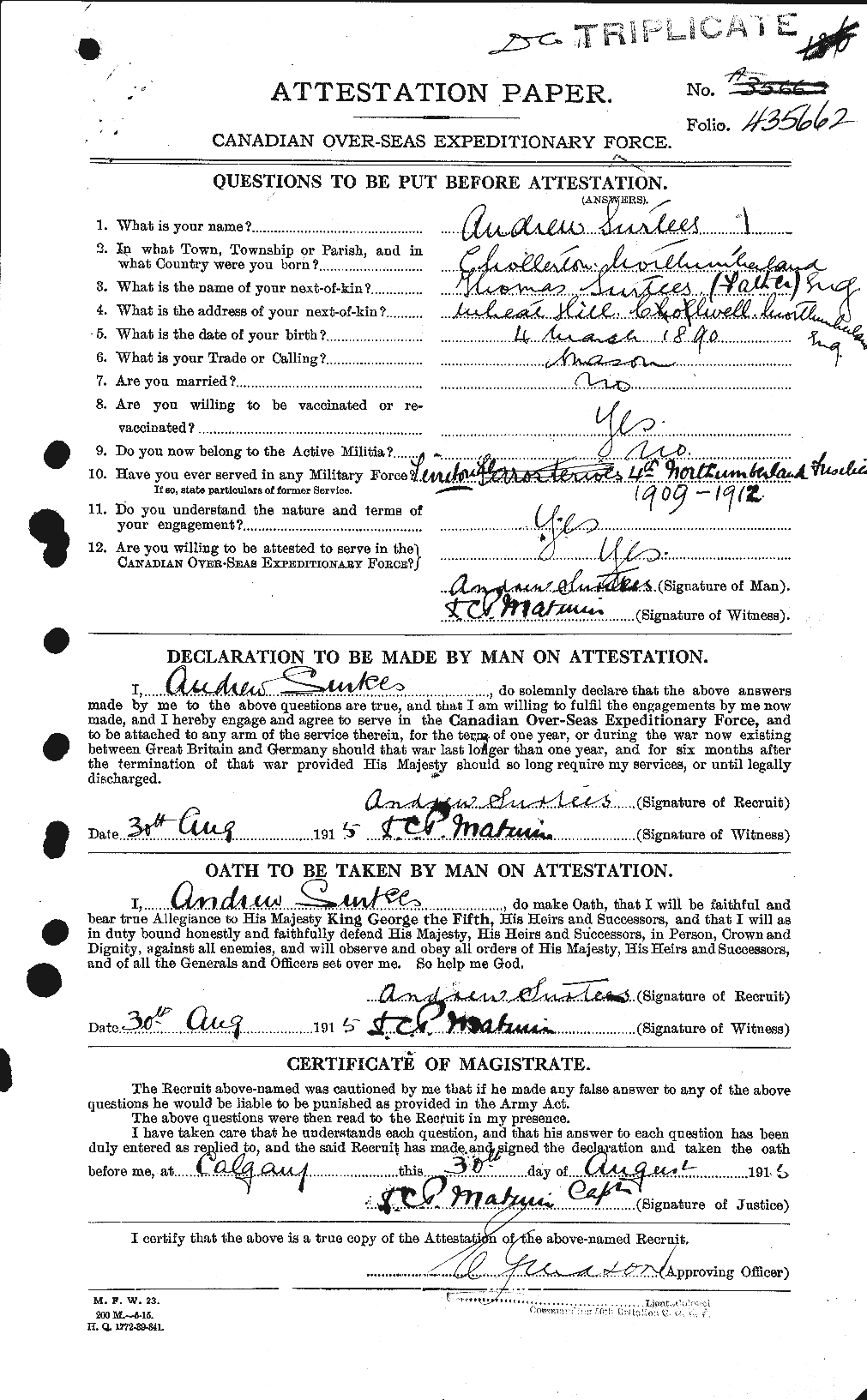 Personnel Records of the First World War - CEF 125597a