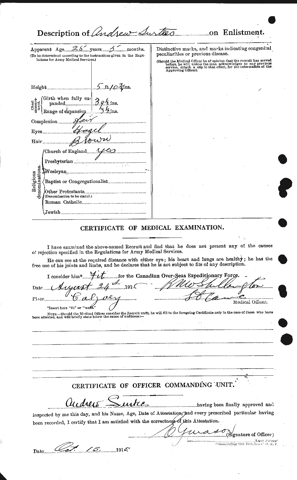 Personnel Records of the First World War - CEF 125597b