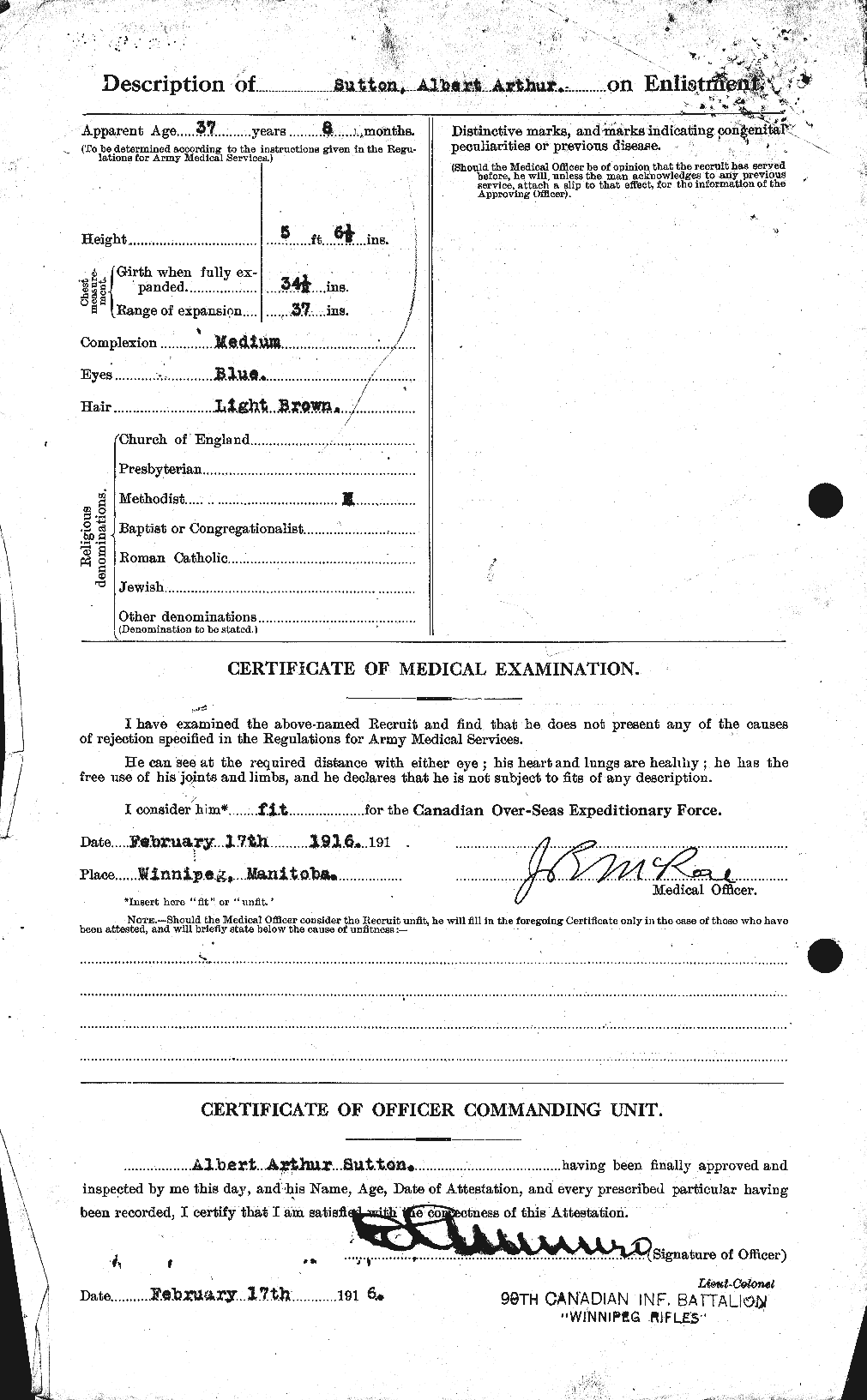 Personnel Records of the First World War - CEF 126070b