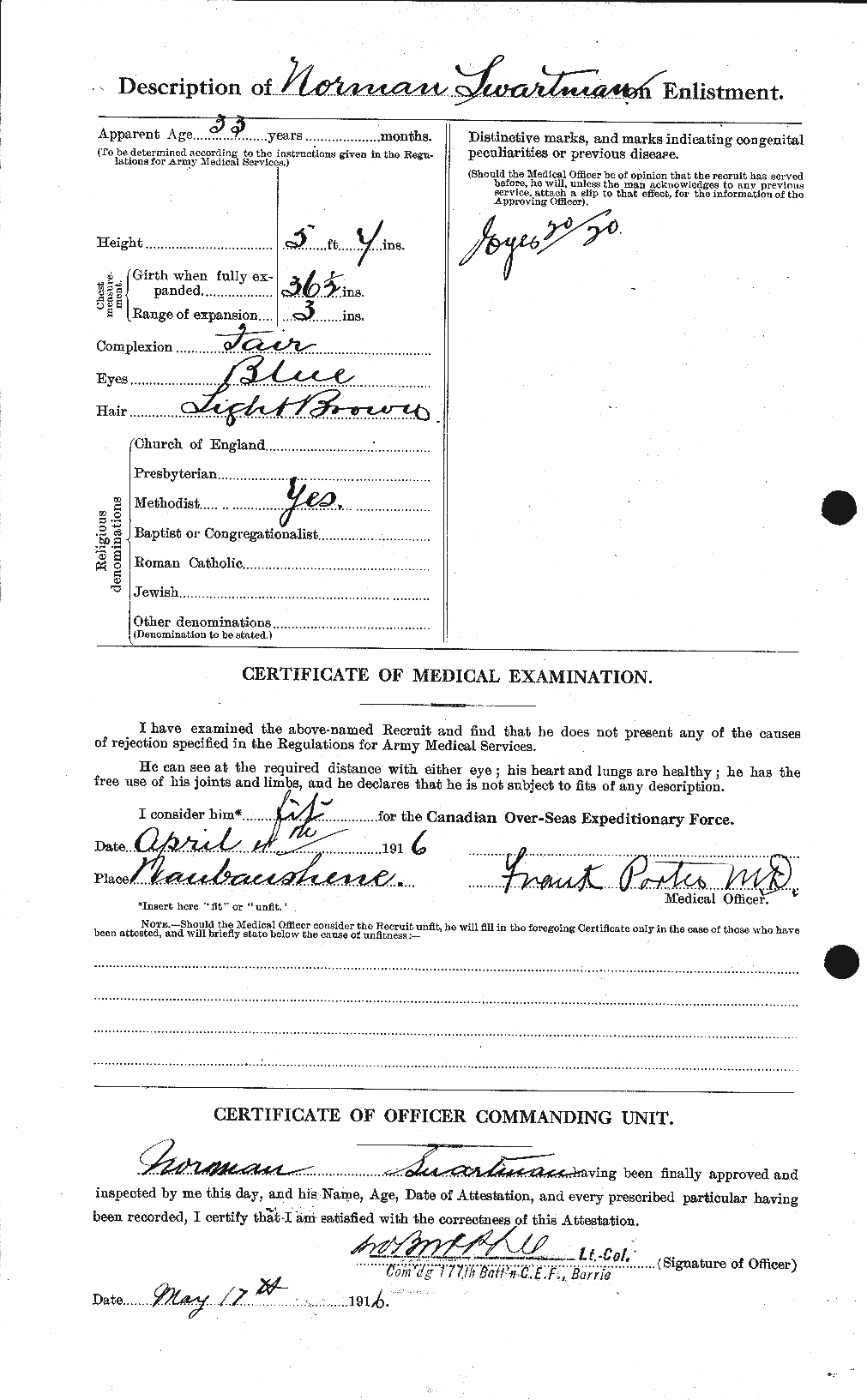 Personnel Records of the First World War - CEF 126362b