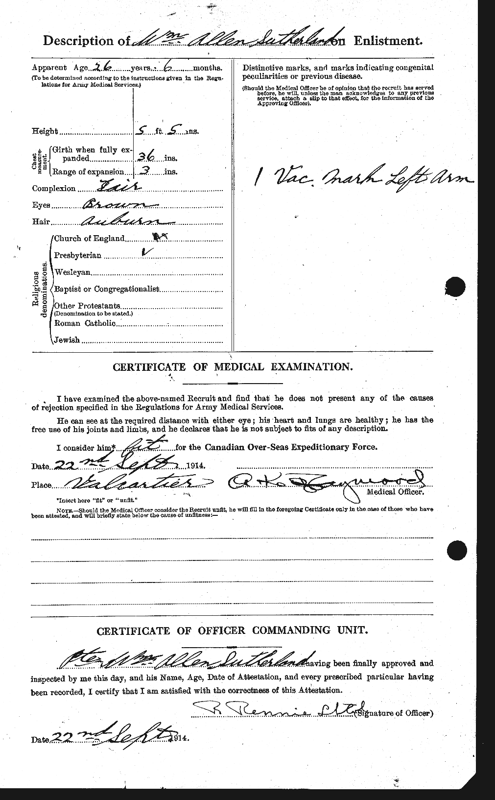 Personnel Records of the First World War - CEF 126447b