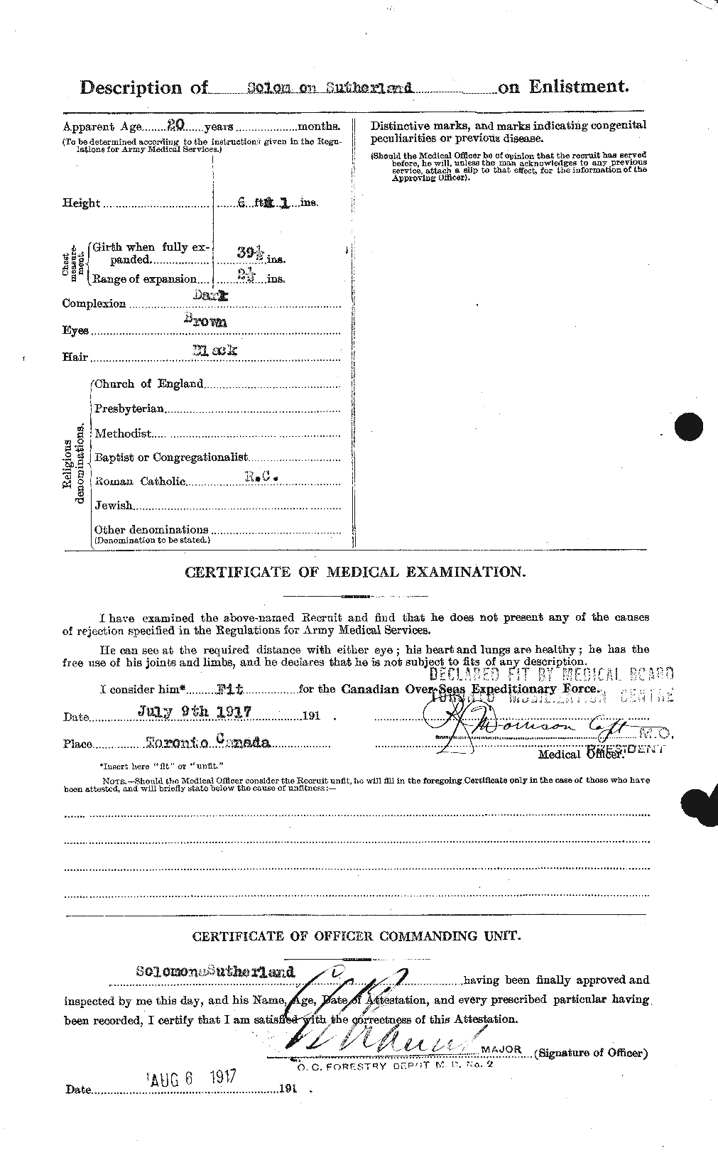 Personnel Records of the First World War - CEF 126557b