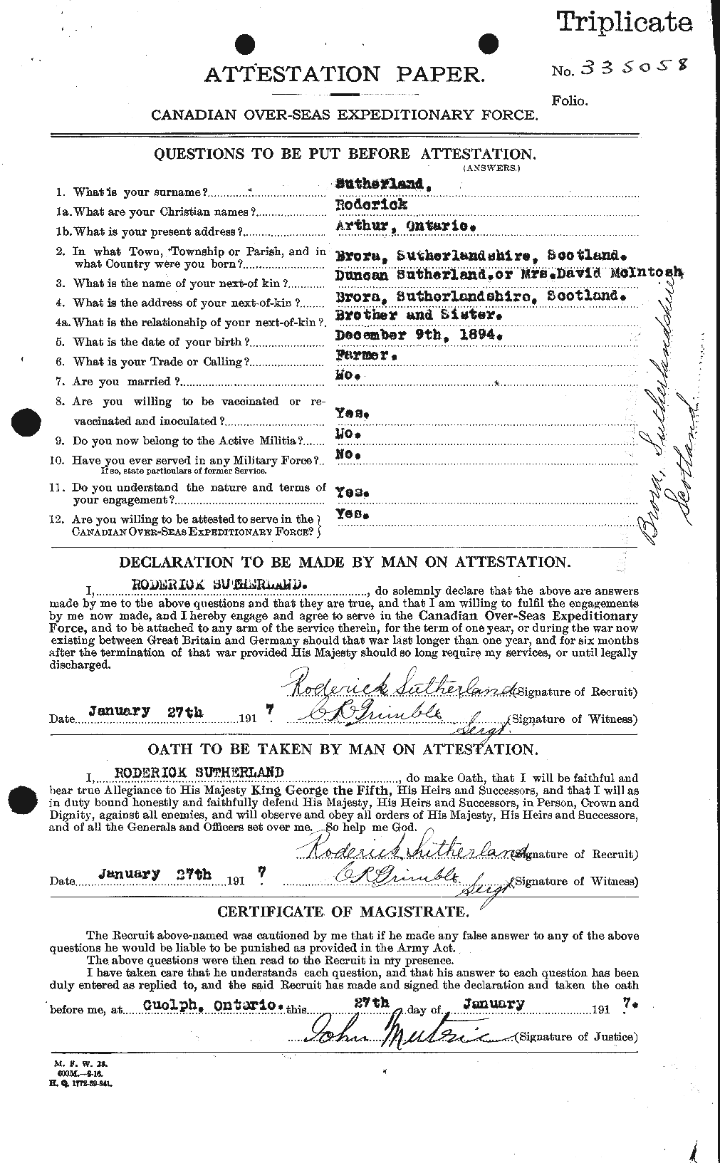 Personnel Records of the First World War - CEF 126568a