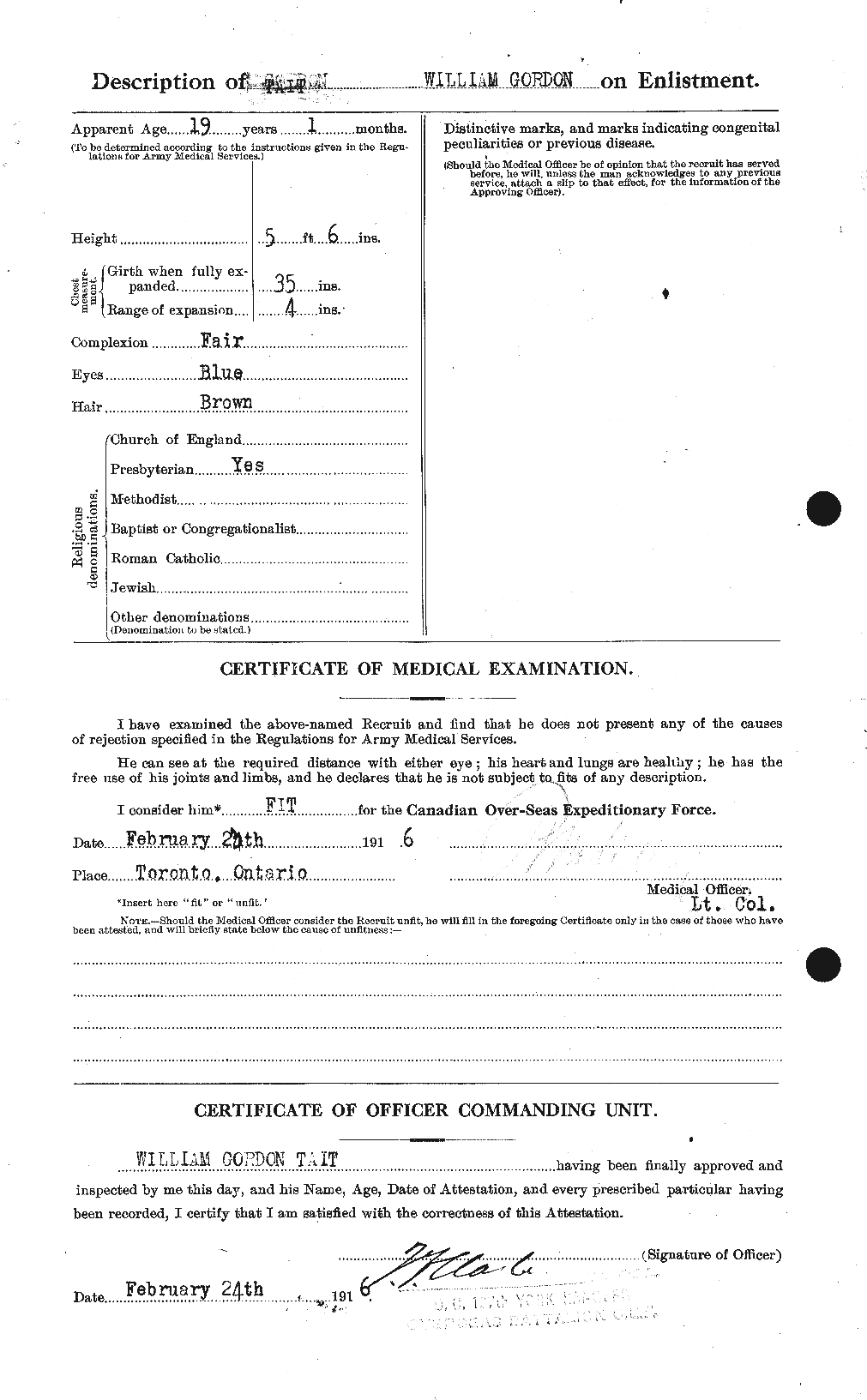 Personnel Records of the First World War - CEF 126976b