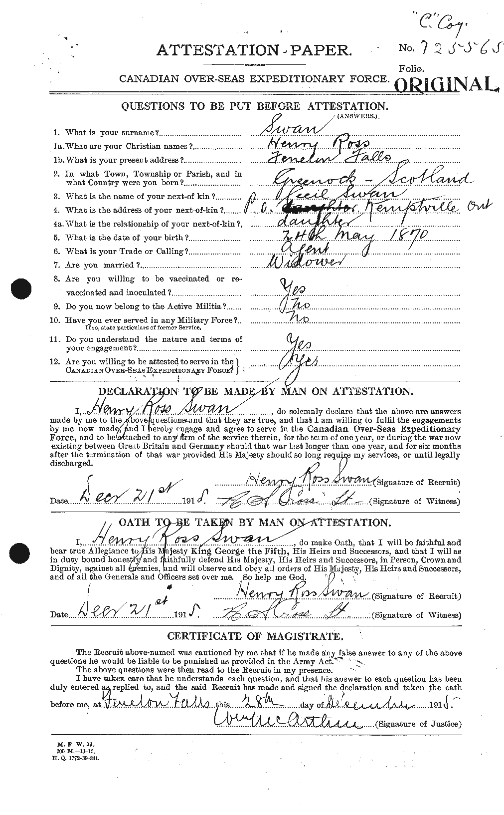 Personnel Records of the First World War - CEF 127347a